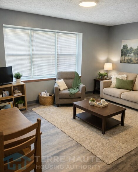 Family Room Staged - 1919 Tippecanoe St