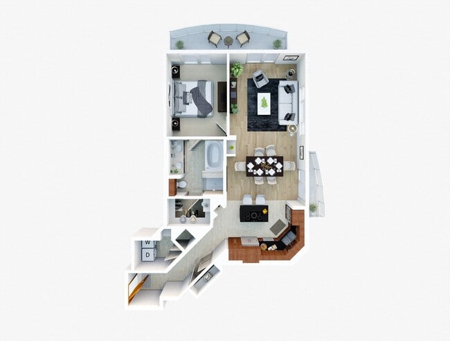 Floorplan - Wilshire Victoria Westwood Apartments