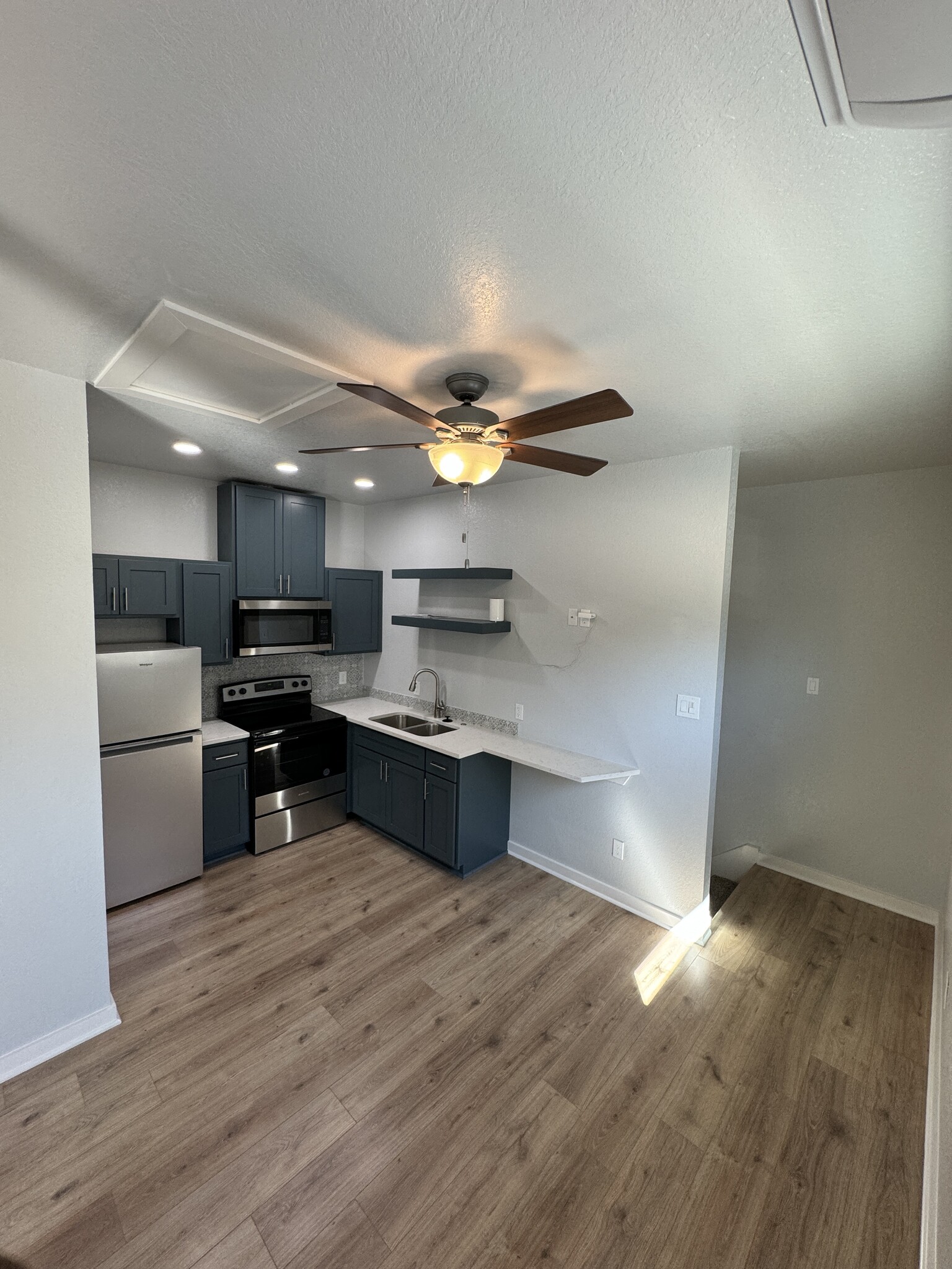 Open Concept Kitchen and living Space - 754 Delmar St