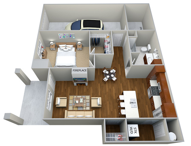 Floorplan - Cedar Place Apartments