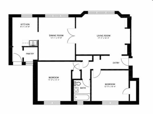 2BR/1BA - 5034-5046 S. Woodlawn Avenue