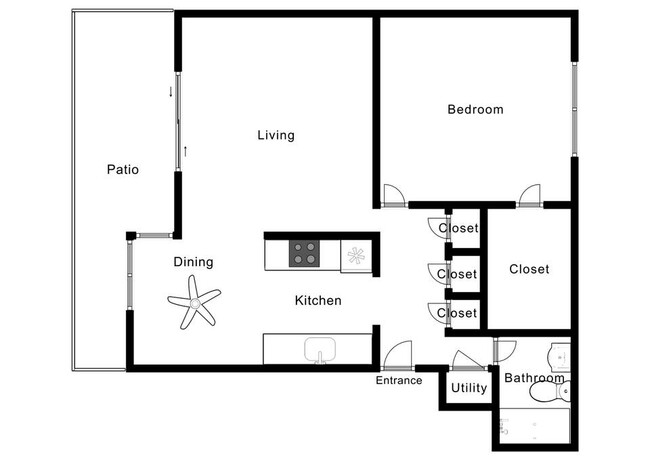 Floorplan - Northgate Apartments