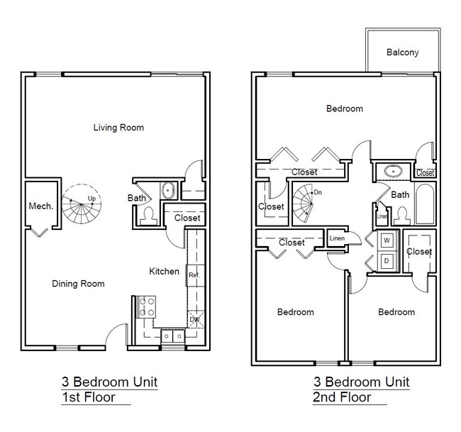 Floorplan - Spring Creek Townhomes