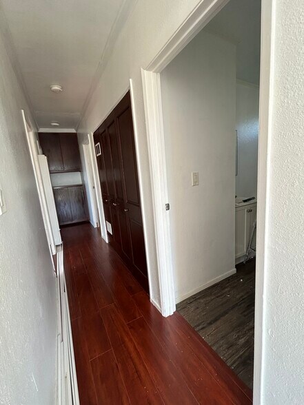 Hallway to living room restroom - 1156 N Chicago St