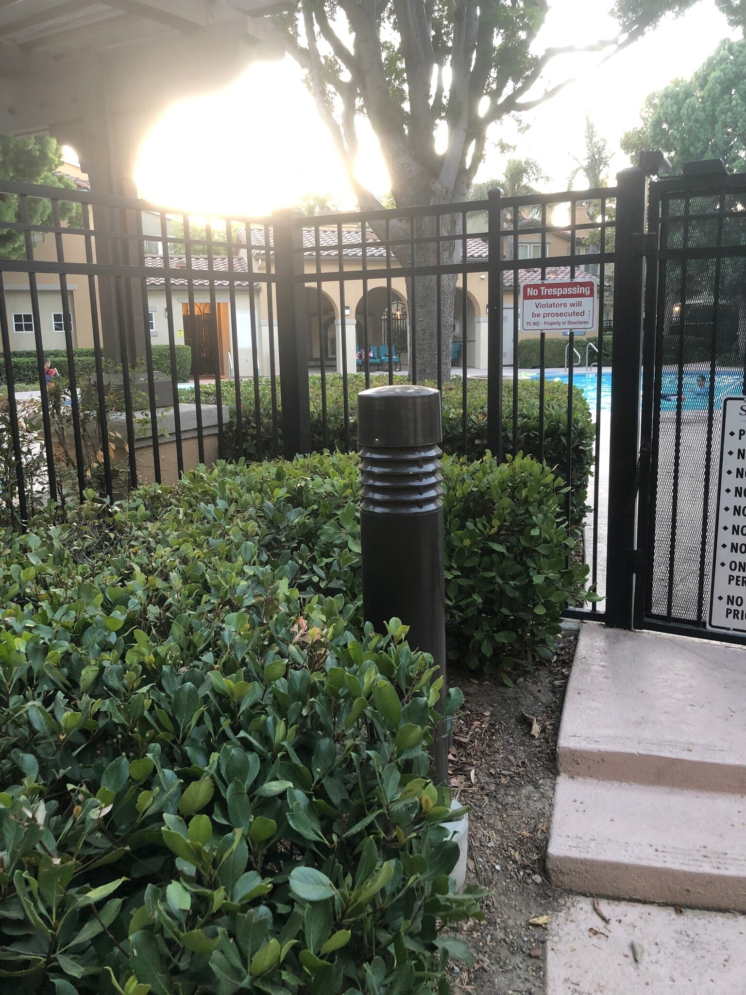 Pool gate area for going inside pool area - 6395 Delgado Ln