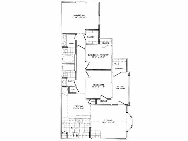 3BR/2BA - The Enclave at Quail Crossing