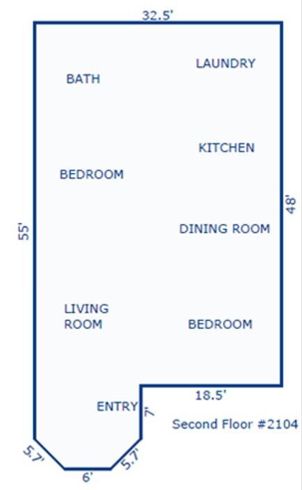 Floorplan - 2104 Castro St