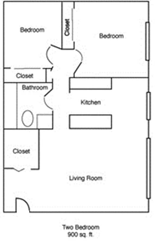 Floorplan - Van Dyke Apartments