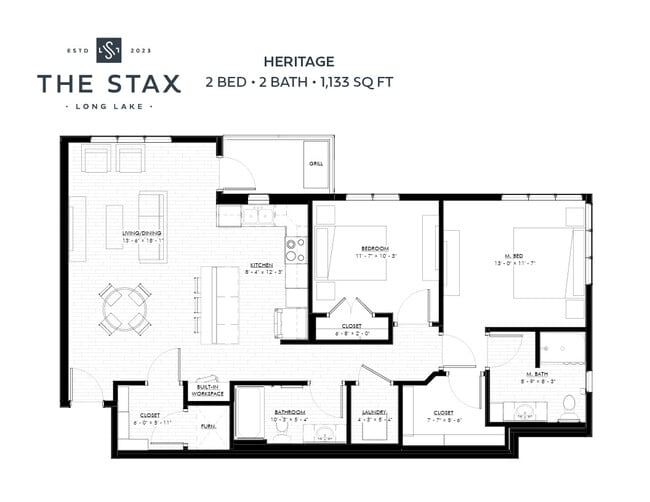 Floorplan - The Stax of Long Lake