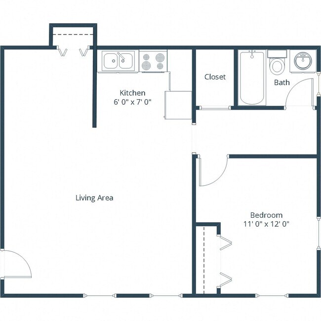 Floorplan - Amberwood Court Apartment Community