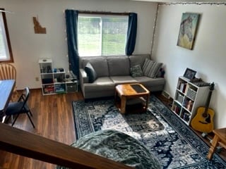 living room from stairs - 2016 McKenna Blvd