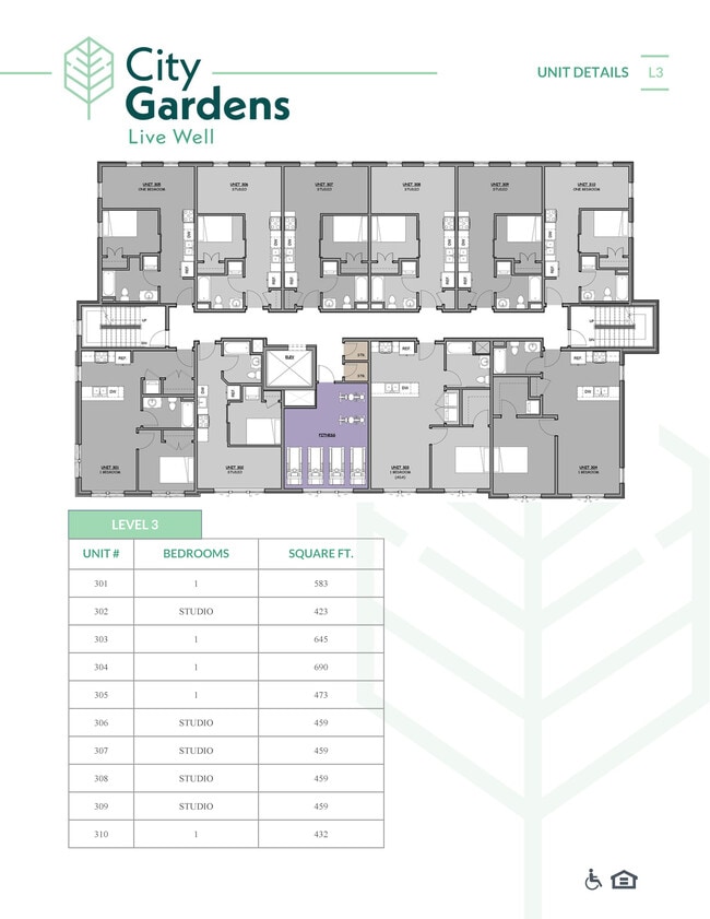 3rd Floor Layout - City Gardens