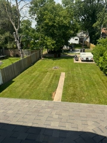 View of Backyard - 2105 Sherman Ave