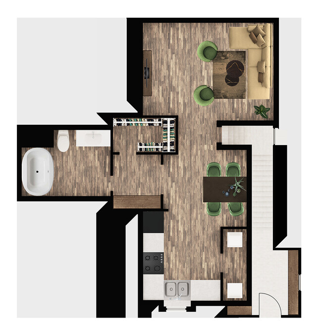 Floorplan - The Place at 1825