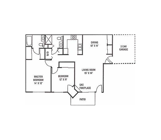 Floorplan - Ridgeview Highlands Apartments & Townhomes...