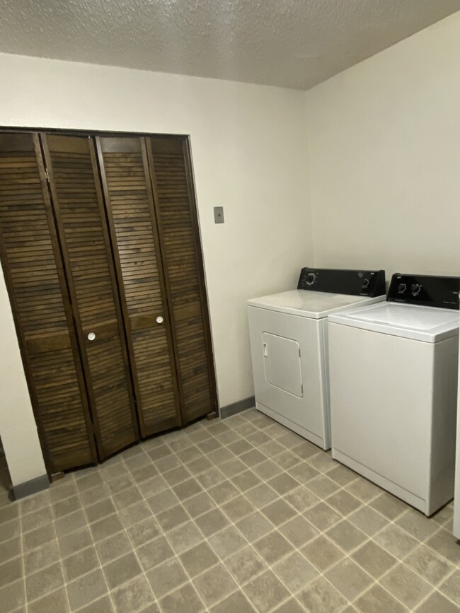 Utilities closet-washer and dryer furnished - 513 W 36th St