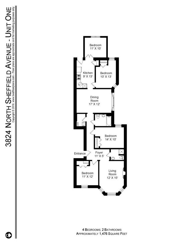 Building Photo - 3824 N Sheffield Ave