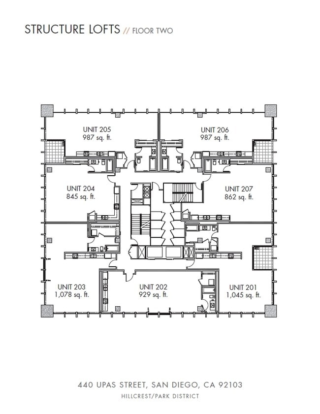 2nd Floor Plan - Structure