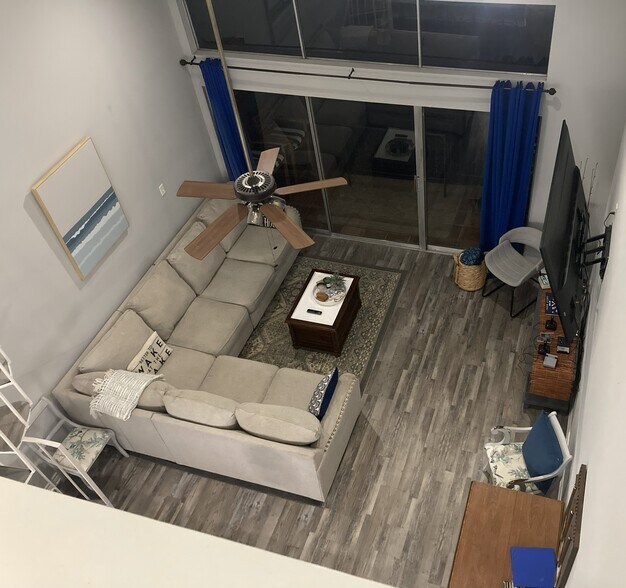 Livingroom view from Loft Space - 12500 Melville Dr