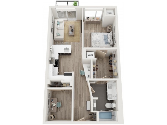 Floorplan - Gibson Apartments