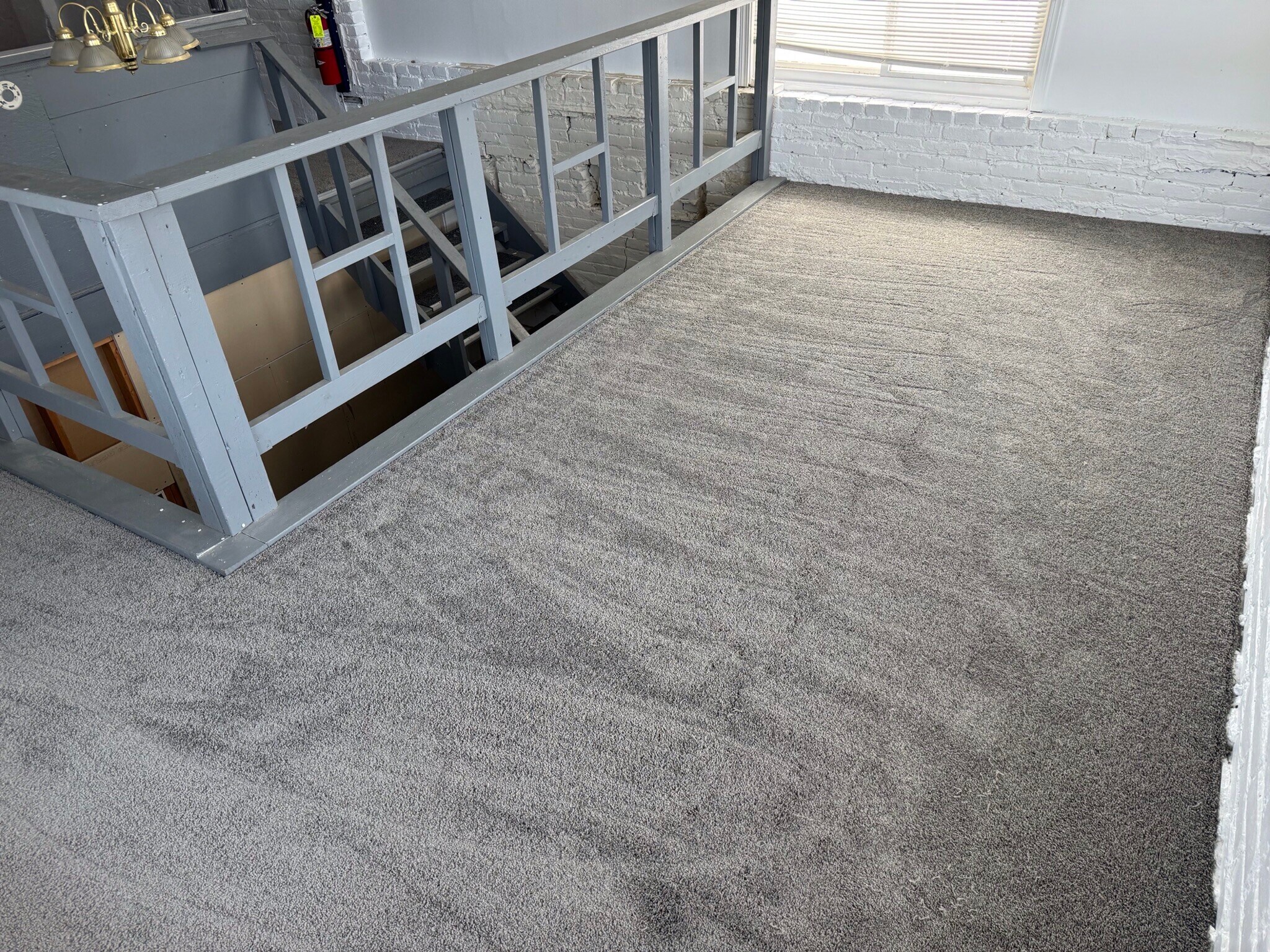 Brand new plush carpet Space behind stairs can accommodate bunk beds - 2210 Murray Hill Rd