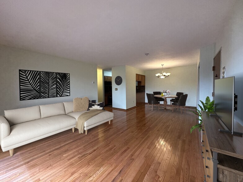 Living/dining - virtually staged - 340 Sunderland Rd