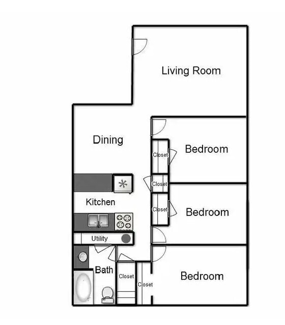 Millcreek 3 Bed.jpg - Millcreek Apartments