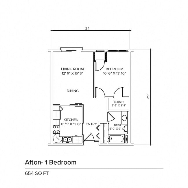 Floorplan - Arbor Pointe Apartments 55+