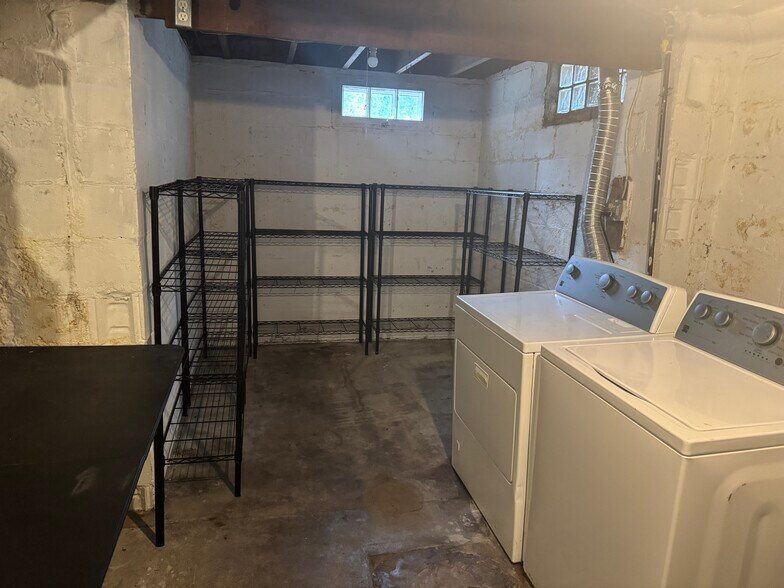 Basement Washer/Dryer and storage - 253 Jefferson St