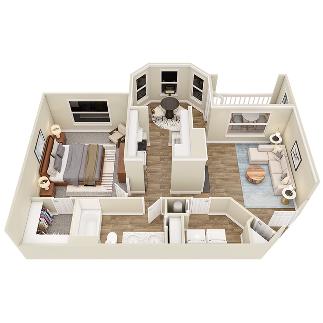 Floorplan - The Fairways at Birkdale Apartment Homes