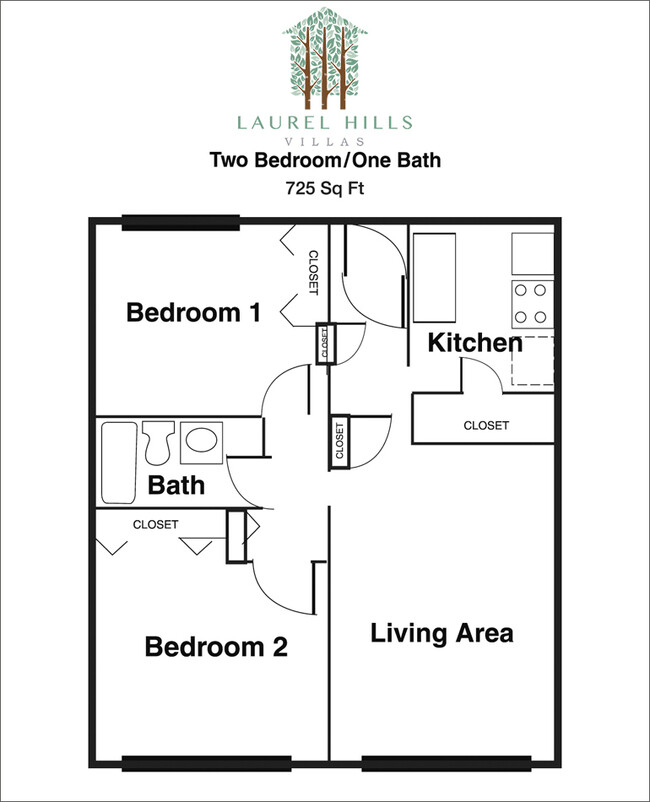 Floorplan - Laurel Hills Villas, a 55+ Community