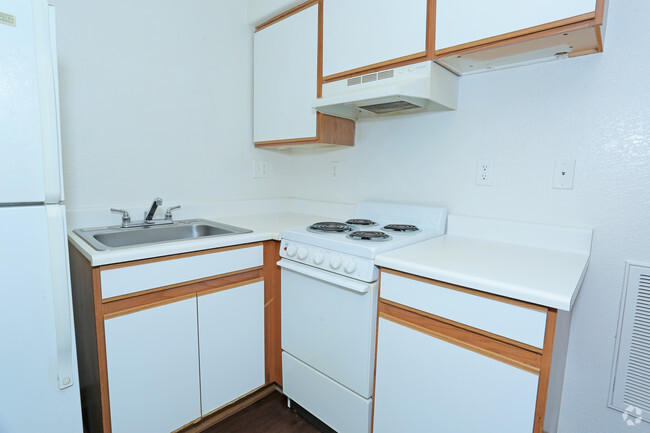 1BR, 1BA - 550 SF Kitchen - Nellis Gate Apartments