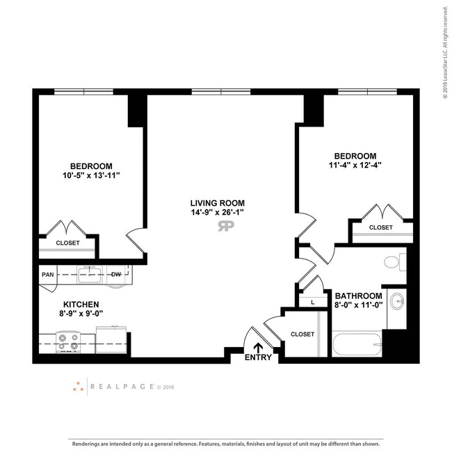 Floorplan - Curtain Lofts  1371