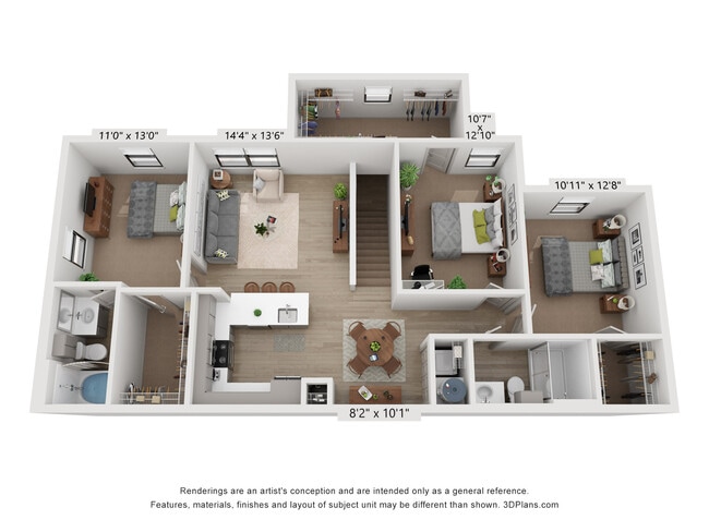 Floorplan - Emerson Wells Branch