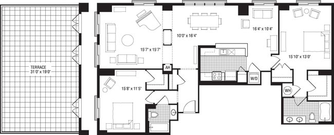 Floorplan - The Clarendon