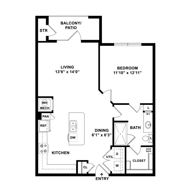 Floorplan - Palladium East Foster