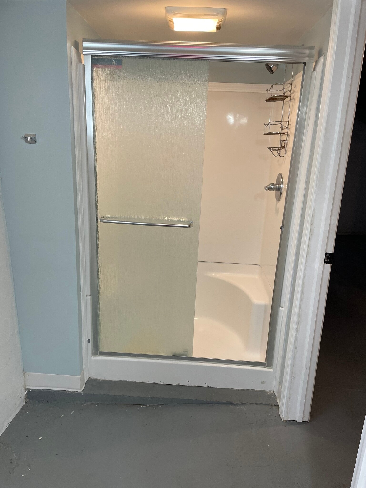 Lower level walk-in shower - 2360 Chickasaw St