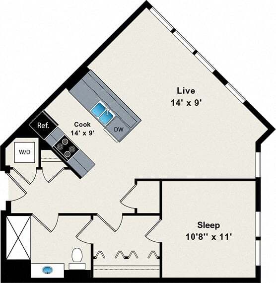 Floorplan - Reside on Green Street