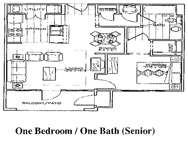 1BR/1BA - Chisholm Trail Crossing Apartments