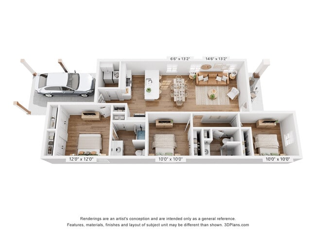 Floorplan - Cottages at Sugar Mill Pond