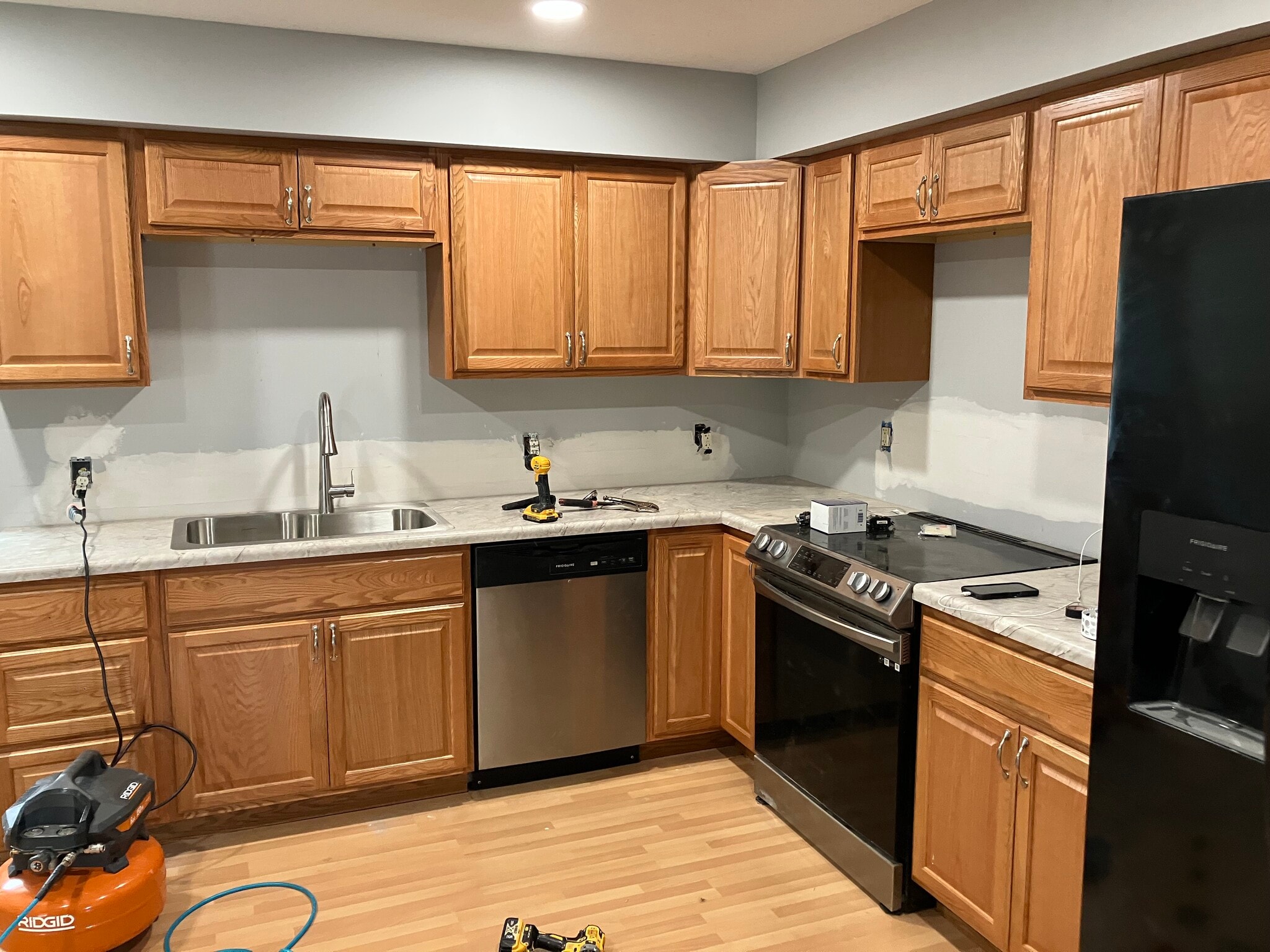 Remodeled kitchen - 271 County Road C2 W
