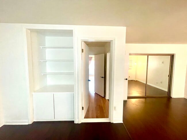 Bedroom storage, closet and access to living room and bathroom - 1325 Wellesley Ave