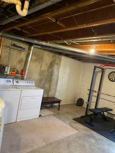 basement laundry, exercise room, sleeping room - 6436 Long Timber Dr