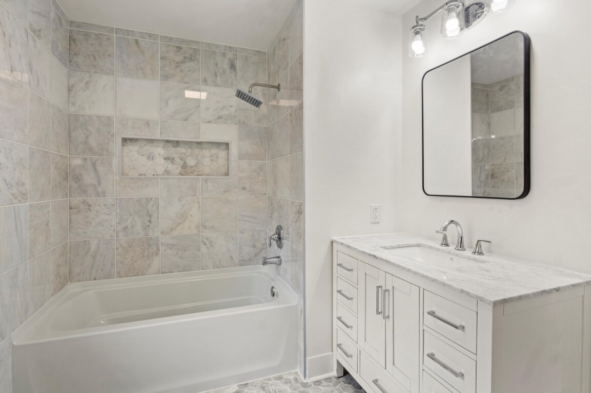 Upstairs full bath - 44 Westchester Ave