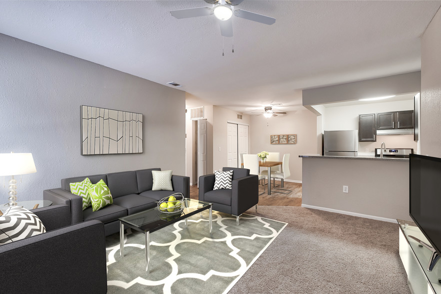 Living Room - Willow Crest Apartments