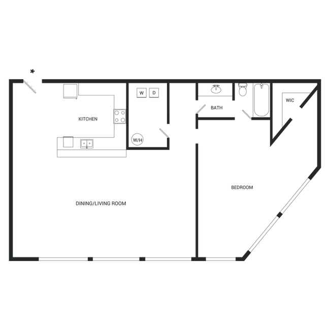 Floorplan - Bass Lofts Apartments