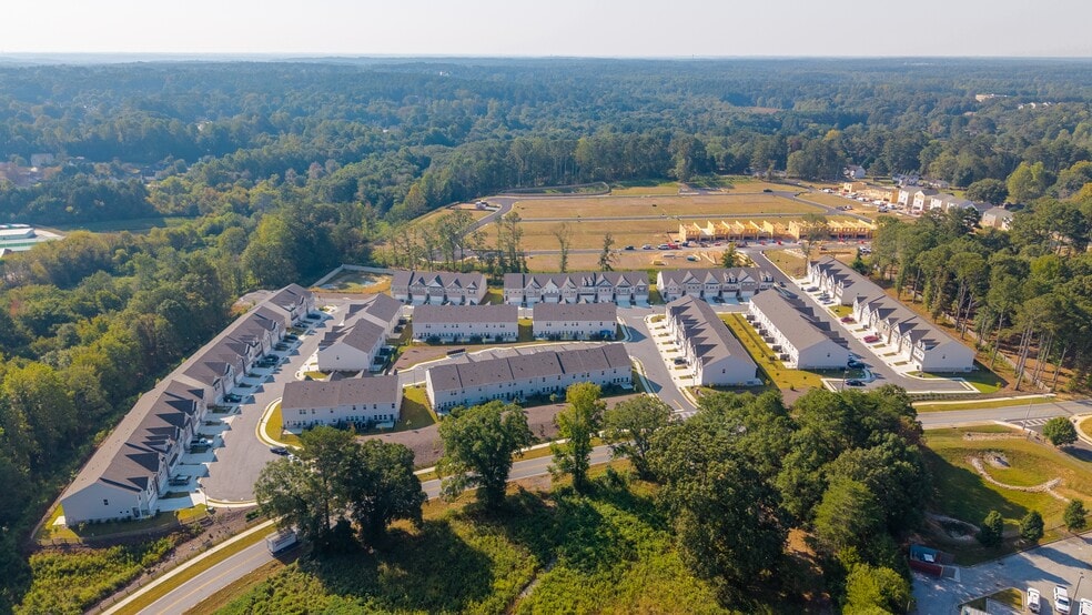 Scenic aerial view capturing the heart of the community. - Carlton Crossing