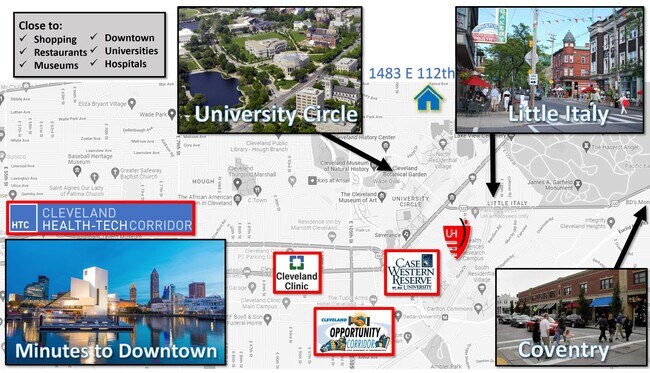 Live right in the heart of it all and walk to University Circle - 1483 E 112th St