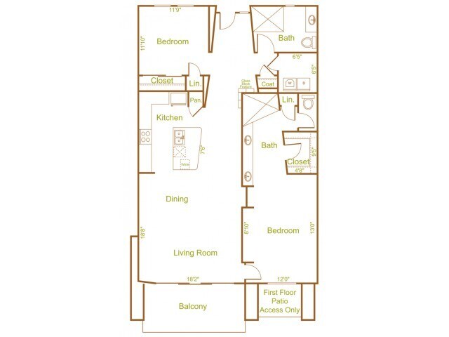 2 bed 2 bath 1473 SF - Ten Wine Lofts