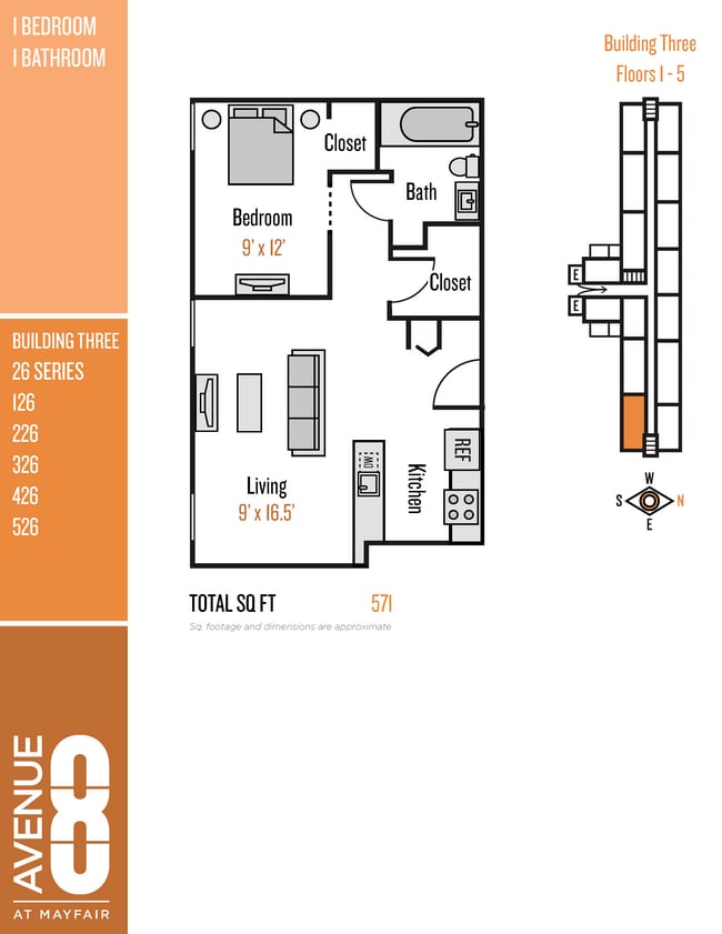 Floorplan - Avenue 8 at Mayfair